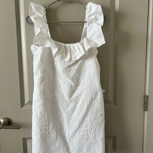 Lilly Pulitzer White Ruffled Mini Dress